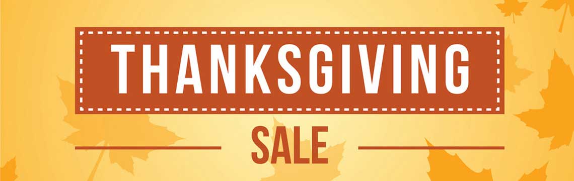 Thanksgiving Weekend Sale