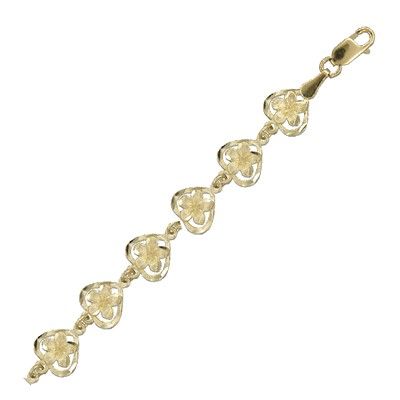 Zoe Lev Jewelry 14k Gold Heart Bracelet | Neiman Marcus